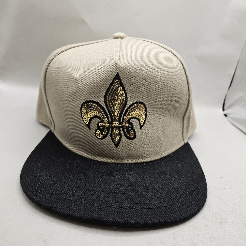New Orleans Saints Mazaj Hat Embroidered Logo Adjustable Snapback Cap. 